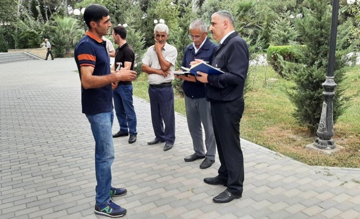 “Səyyar qəbul otağı” bu dəfə Sabirabad sakinlərinin ixtiyarına verildi - FOTO